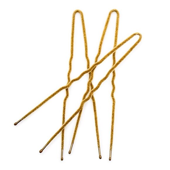 French Twist Hair Pins Flocked Velvet Large 3 Inch for Updos Weddings